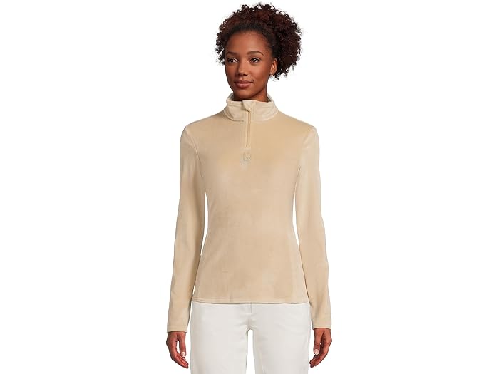 (取寄) スパイダー レディース シマー バグ 1/2 ジップ Spyder women Shimmer Bug 1/2 Zip Sanddune