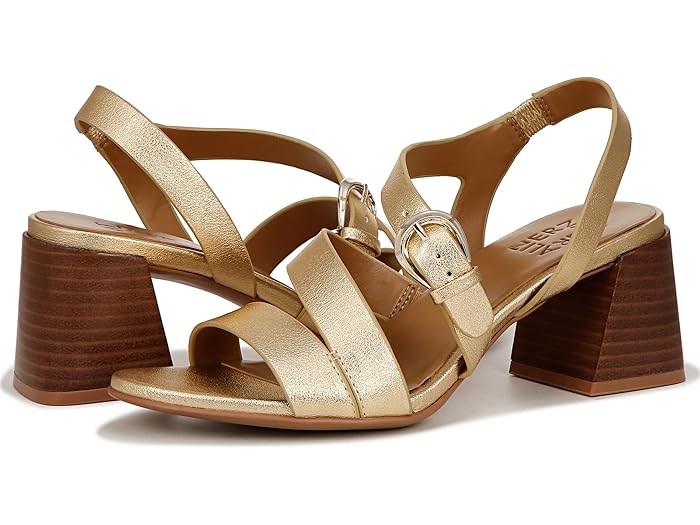 (取寄) ナチュラライザー レディース ヴェバ Naturalizer women Veva Dark Gold Faux Leather