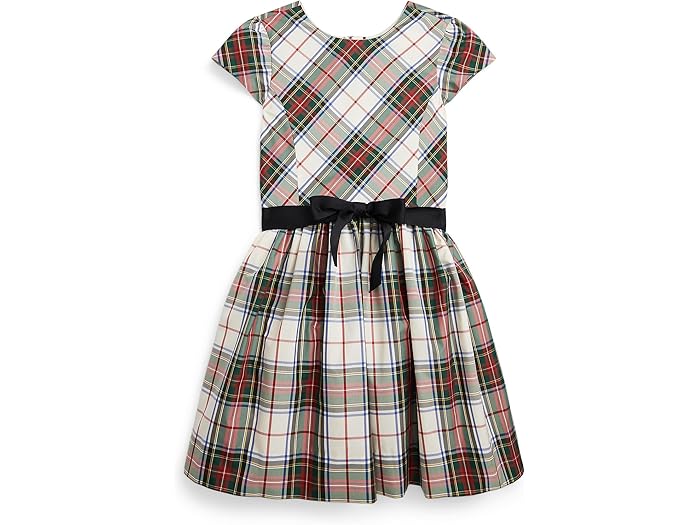 (取寄) ラルフローレン キッズ ガールズ プレイド フィットアンドフレア ドレス (ビッグ キッズ) Polo Ralph Lauren Kids girls Plaid Fit-and-Flare Dress (Big Kids) Cream-Red Multi