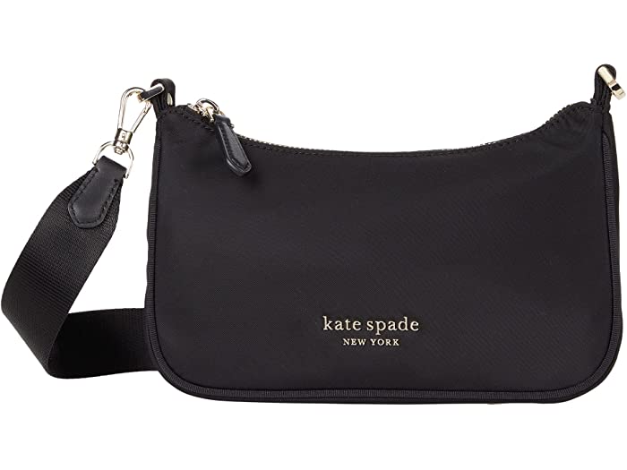 (取寄) ケイトスペード サム ナイロン スモール クロスボディ Kate Spade New York Sam Nylon Small Crossbody Black