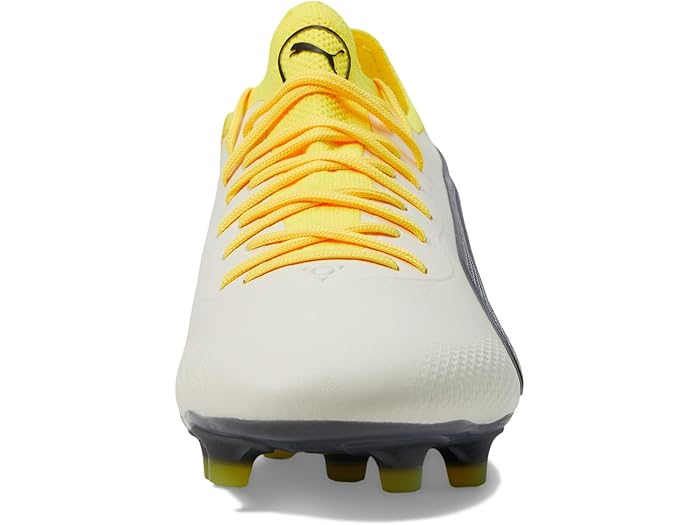 (取寄) プーマ レディース キング アルティメット ファーム グランド/アーティフィシャル グランド PUMA women King Ultimate Firm Ground/Artificial Ground Alpine Snow/Asphalt/Yellow Blaze