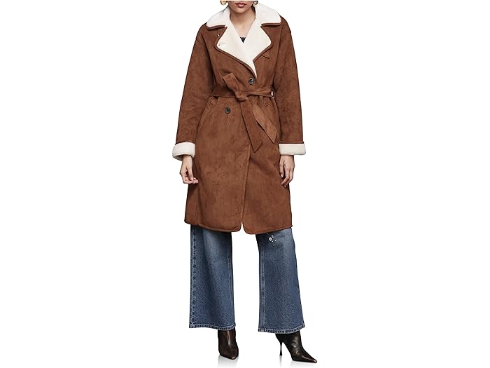 (���) �������å���ե��� ��ǥ����� �ե��� ������� �٥�ƥå� ������ Avec Les Filles women Faux Shearling Be...