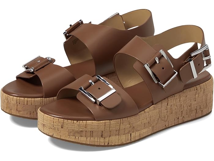 (取寄) マイケルコース レディース コルビー フラットフォーム サンダル MICHAEL Michael Kors women Colby Flatform Sandal Luggage
