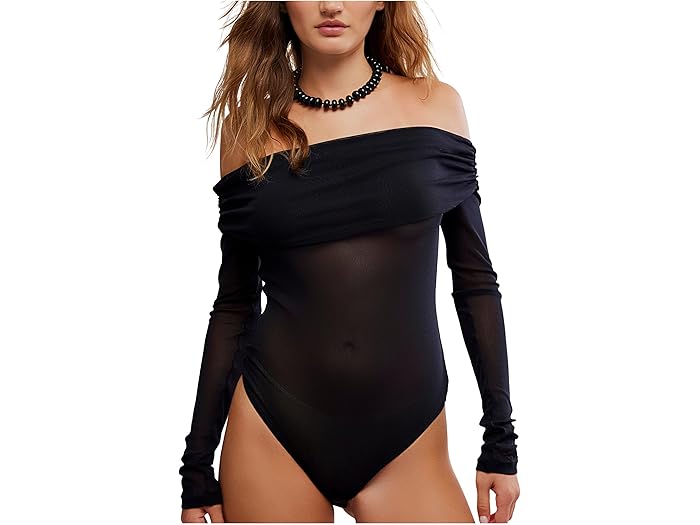 (取寄) フリーピープル レディース フォアゲット ミー ノット ボディスーツ Free People women Forget Me Not Bodysuit Black