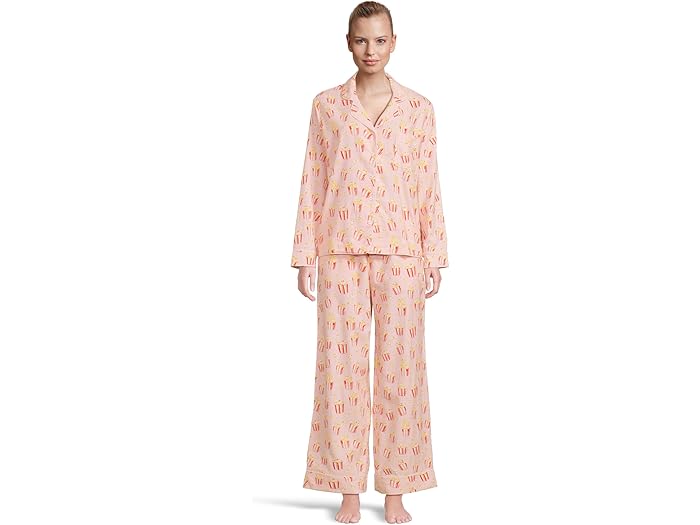 (���) ��ǥ����� ���̡��� �⡼�� ���� Pj ���å� HONEYDEW women Snooze Mode Long Pj Set Ballet Pin...