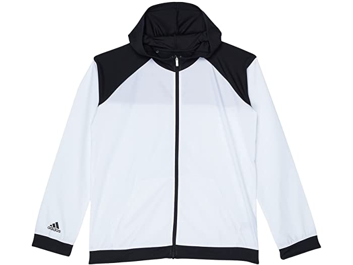 (取寄) アディダス ゴルフ キッズ ガールズ アノラック ジャケット (リトル キッズ/ビッグ キッズ) adidas Golf Kids girls Anorak Jacket (Little Kids/Big Kids) Black/White