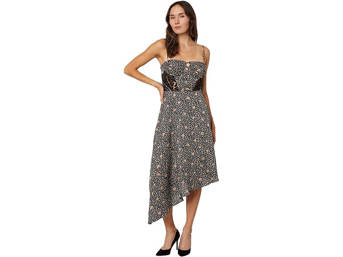 (取寄) エン セゾン レディース アンブレッタ ミディ ドレス en saison women Ambretta Midi Dress Black(4.0)