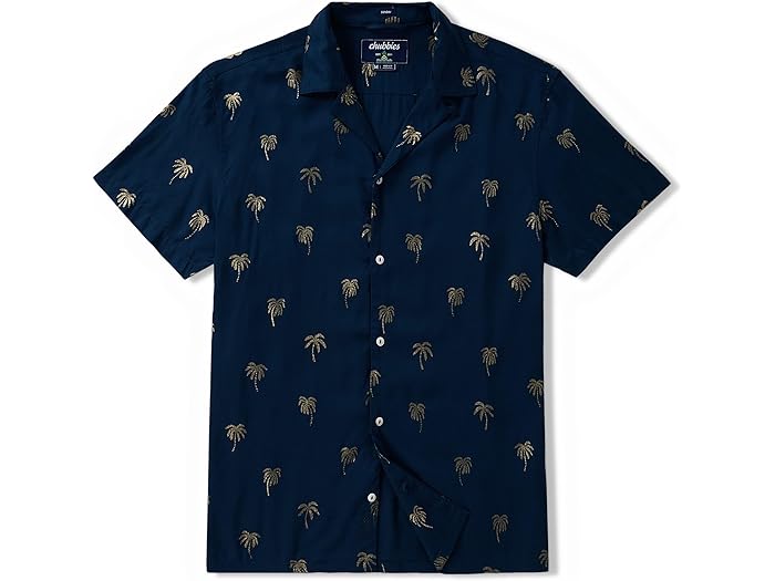 (取寄) チャビーズ メンズ ザ ゴールデン パーム (レーヨン サンデイ Chubbies men The Golden Palm (Rayon Sunday Shirt) Navy