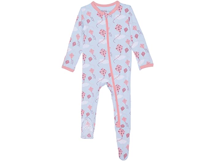 (取寄) キッキー パンツ キッズ ガールズ プリント フッティー ウィズ ジッパー (インファント) Kickee Pants Kids girls Print Footie with Zipper (Infant) Spring Day Kites