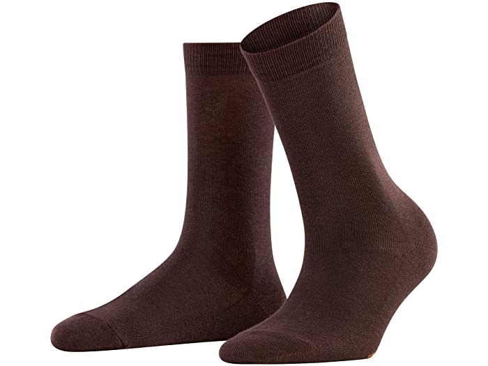 () t@P fB[X t@~[ Rbg N[ \bNX Falke women Falke Family Cotton Crew Socks Dark Brown