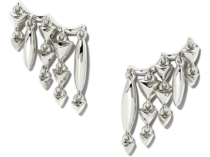 (取寄) ケンドラスコット レディース クイン イア クライマー イヤリングス Kendra Scott women Quinn Ear Climber Earrings Silver