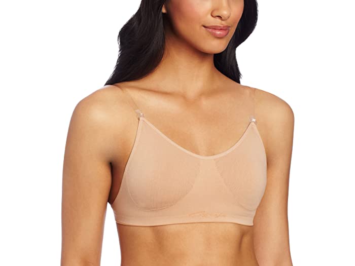 (取寄) カペジオ レディース ウィメンズ シームレス クリア バック ブラ トランジション ストラップ Capezio women Womens Seamless Clear Back Bra With Transition Straps Nude