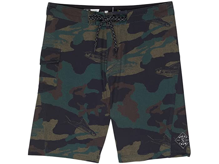 (取寄) ソルティ クルー キッズ ボーイズ ロウタイド ボードショーツ (リトル キッズ/ビッグ キッズ) Salty Crew Kids boys Lowtide Boardshorts (Little Kids/Big Kids) Camo