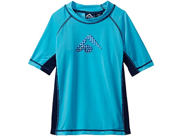 (取寄) カヌ サーフ ボーイズ ヘイワイヤー Upf 50+ サン プロテクティブ ラッシュガード スイム シャツ (リトル キッズ/ビッグ キッズ) Kanu Surf boys Haywire UPF 50+ Sun Protective Rashguard Swim Shirt (Little Kids/Big Kids) Flex Aqua