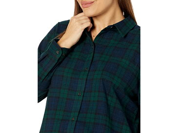 (取寄) エルエルビーン レディース ピティート スコッチ プレイド シャツ L.L.Bean women Petite Scotch Plaid Shirt Black Watch