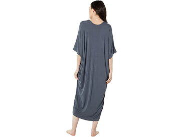 (取寄) ベアフットドリームス レディース ラグゼ ミルク ジャージー カフタン Barefoot Dreams women Luxe Milk Jersey Caftan Graphite