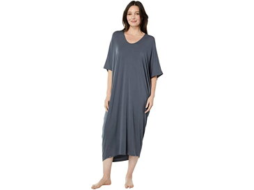 (取寄) ベアフットドリームス レディース ラグゼ ミルク ジャージー カフタン Barefoot Dreams women Luxe Milk Jersey Caftan Graphite