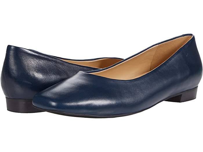 取寄 トロッターズ レディース オーナー Trotters women Trotters Honor Navy Leather