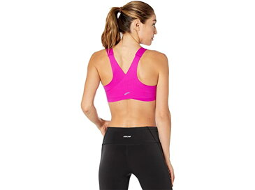 (取寄) ブルックス レディース ディア クロスバック ブラ Brooks women Dare Cross-Back Bra Magenta/Heliotrope