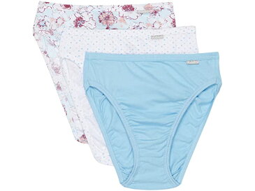 (取寄) ジョッキー レディース イランス フレンチ カット 3パック Jockey women Elance French Cut 3-Pack Fresh Air Blue/Dream Dot/Floral Clouds