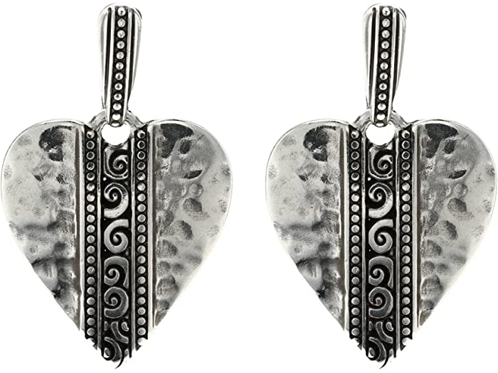 (取寄) ブライトン レディース ミングル アドワー ポスト ドロップ イヤリングス Brighton women Mingle Adore Post Drop Earrings Silver