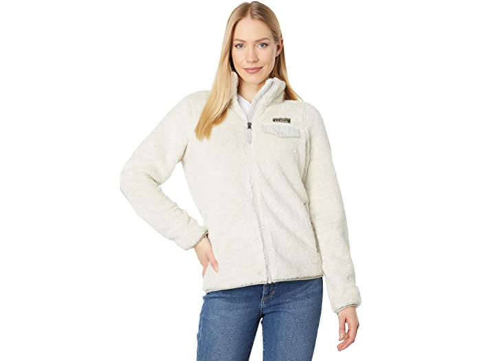 (取寄) エルエルビーン レディース ハイ-パイル フリース フル ジップ ジャケット L.L.Bean women Hi-Pile Fleece Full Zip Jacket Sailcloth Heather/Oyster