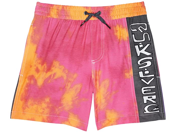 (取寄) クイック シルバー キッズ ボーイズ アシッド ウォッシュ ボレー (ビッグ キッズ) Quiksilver Kids boys Acid Wash Volley (Big Kids) Shocking Pink
