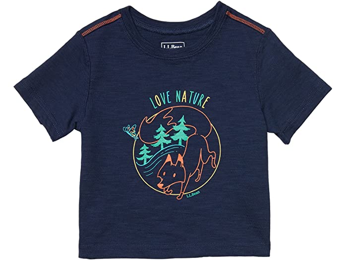 (取寄) エルエルビーン キッズ グラフィック ティー ショート スリーブ (トドラー) L.L.Bean kids Graphic Tee Short Sleeve (Toddler) Nautical Navy Love Nature