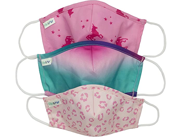 (取寄) キコ & マックス キッズ ボーイズ キッズ アソーテッド 3パック フェイス マスク カバー, ユニコーン/レインボー/ピンク レオパード, M エイジズ 5-8 KIKO & MAX kids Boys Kids Assorted 3-Pack Face Mask Cover, Leopard, M Ages 5-8
