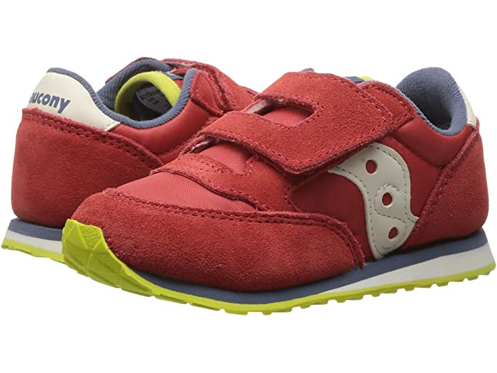 (取寄) サッカニー キッズ ボーイズ オリジナルス ジャズ フック アンド ループ (トドラー/リトル キッド) Saucony Kids boys Originals Jazz Hook & Loop (Toddler/Little Kid) Red/Blue/Lime