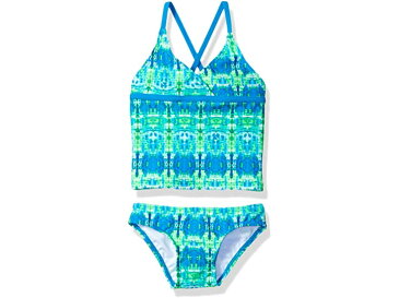 (取寄) カヌ サーフ ガールズ ガールズ キャンディ タンキニ スイムスーツ Kanu Surf girls Girls Candy Tankini Swimsuit Kayla Blue/Green Tie-dye