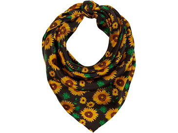 (取寄) M&F ウエスタン ワイルド シルク サンフラワー プリント M&F Western Wild Rag Silk Sunflower Print Yellow