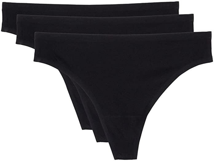 (取寄) シャンテル レディース ソフト ストレッチ トング 3パック Chantelle women Soft Stretch Thong 3-Pack Black