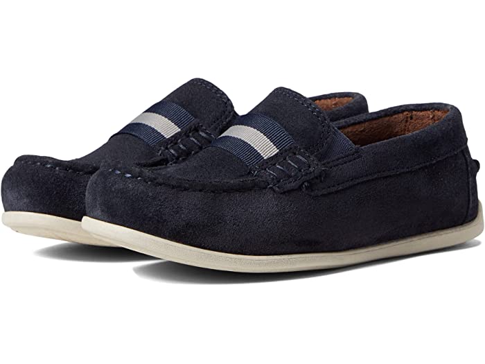 () ե㥤 å ܡ 㥹ѡ ȥå ˥ (ȥɥ顼/ȥ å/ӥå å) Florsheim Kids boys Jasper Strap Jr. (Toddler/Little Kid/Big Kid) Navy Suede