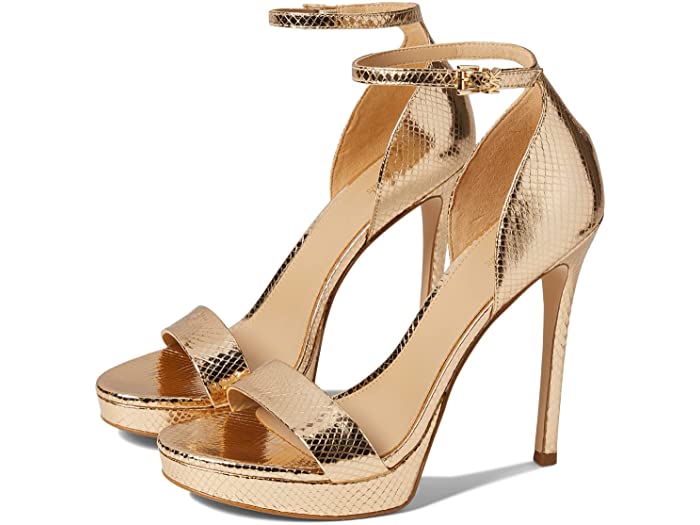 (取寄) マイケルコース レディース ジョーダン プラットフォーム サンダル MICHAEL Michael Kors women Jordyn Platform Sandal Pale Gold