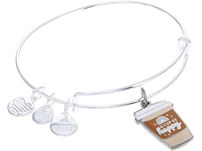 (取寄) アレックス アンド アニ レディース A カップ オブ ハッピー ブレスレット Alex and Ani women A Cup of Happy Bracelet Shiny Silver