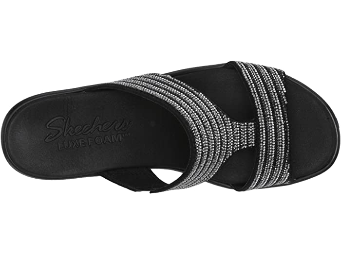 (取寄) スケッチャーズ レディース ランブル オン - ブリング ギャル SKECHERS women Rumble On - Bling Gal Black/Silver
