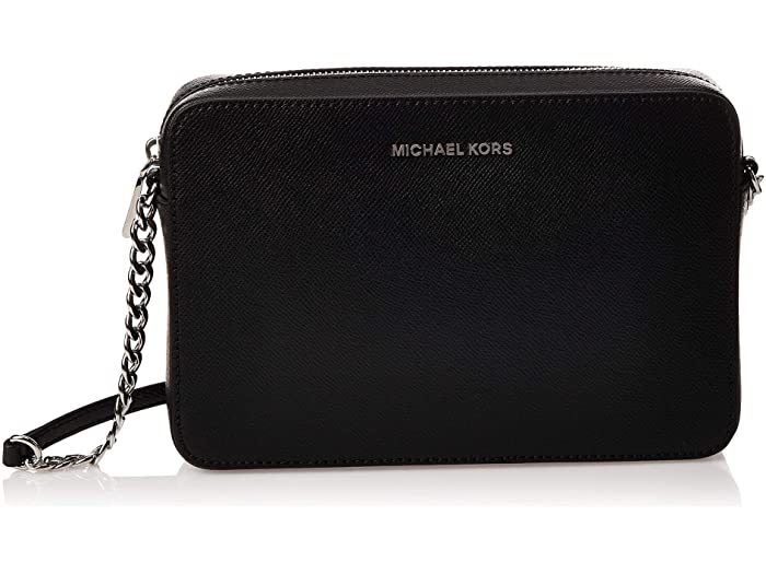 (取寄) マイケルコース レディース ジェット セット トラベル ラージ イースト/ウエスト クロスボディ MICHAEL Michael Kors women Jet Set Travel Large East/West Crossbody Black 2