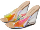 (取寄) スチュアート ワイツマン ティア 100 ルーサイト ウェッジ Stuart Weitzman Stuart Weitzman Tia 100 Lucite Wedge Aurora/Adobe