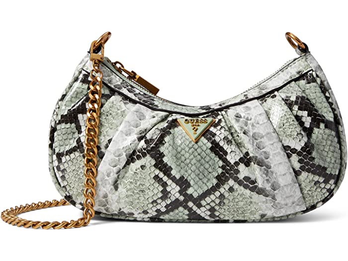 (取寄) ゲス レディース Mariana トップ ジップ ショルダー バッグ GUESS women Mariana Top Zip Shoulder Bag Sage Python