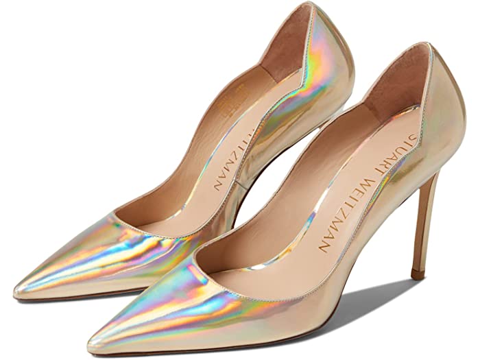 () X`A[g Cc} X`A[g 100 XJv |v Stuart Weitzman Stuart 100 Scallop Pump Platino 1