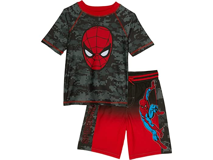(取寄) ドリームウェーブ ボーイズ スパイダーマン スイムウェア セット (リトル キッズ/ビッグ キッズ) Dreamwave boys Spider-Man Swimwear Set (Little Kids/Big Kids) Blue