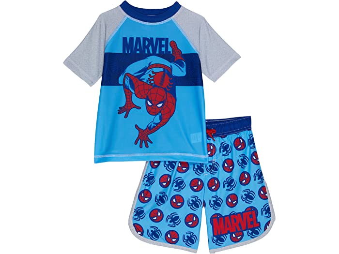 (取寄) ドリームウェーブ ボーイズ スパイダーマン スイムウェア セット (トドラー) Dreamwave boys Spider-Man Swimwear Set (Toddler) Blue