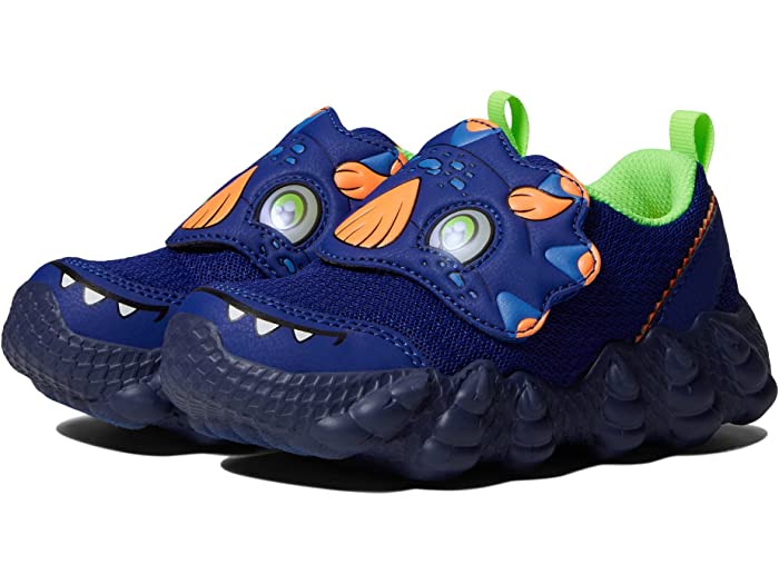 (取寄) スケッチャーズ キッズ ボーイズ スポーツ ライテッド - ライト 400113N (トドラー) SKECHERS KIDS boys Sport Lighted - Skech-O-Saurus Lights 400113N (Toddler) Royal/Orange