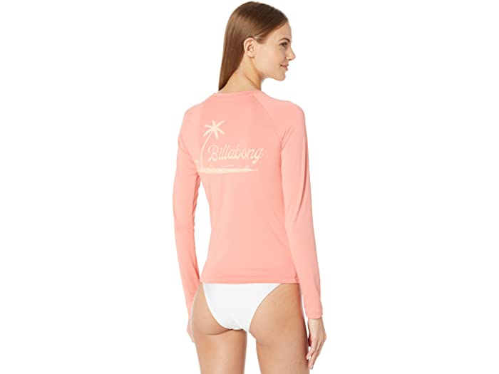 (取寄) ビラボン レディース ソル ロング スリーブ ラッシュガード Billabong women Sol Searcher Long Sleeve Rashguard Lifes A Peach