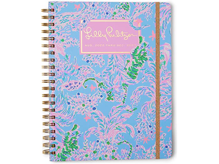 (取寄) リリー ピュリッツァー レディース 17 ジャンボ Lilly Pulitzer women 17 Month Jumbo Agenda The Turtle Package