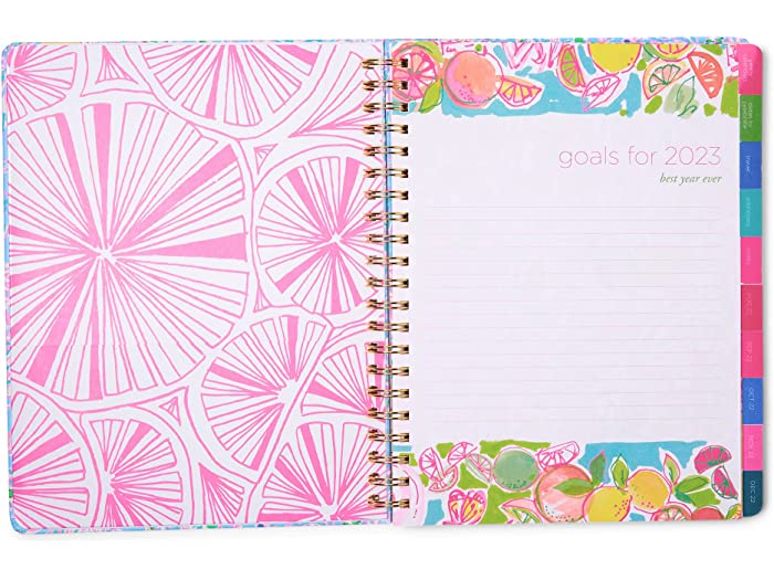 (取寄) リリー ピュリッツァー レディース 17 ジャンボ Lilly Pulitzer women 17 Month Jumbo Agenda The Turtle Package