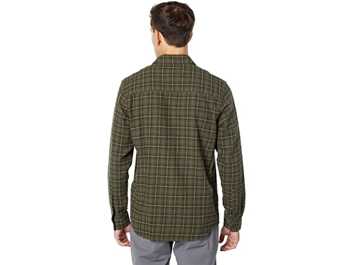 (取寄) オークリー メンズ ポディアム プレイド ロング スリーブ フランネル Oakley men Podium Plaid Long Sleeve Flannel New Dark Brush Check