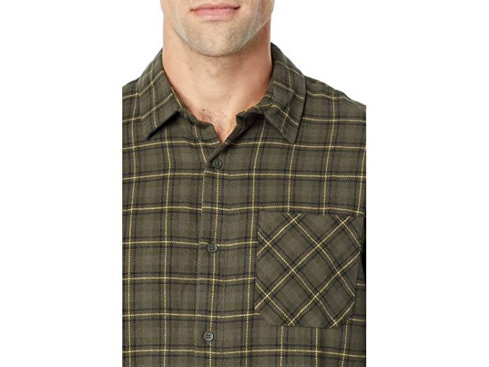 (取寄) オークリー メンズ ポディアム プレイド ロング スリーブ フランネル Oakley men Podium Plaid Long Sleeve Flannel New Dark Brush Check