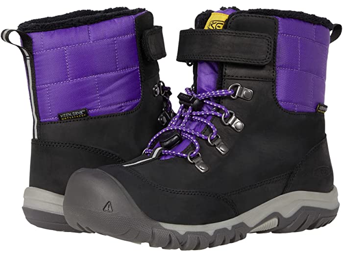 (取寄) キーン キッズ ガールズ グレタ ブート Wp (リトル キッズ/ビック キッズ) KEEN Kids girls Greta Boot WP (Little Kid/Big Kid) Black/Purple